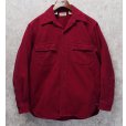 画像1: USA製【ビンテージ】【L.L.Bean 】【ＬＬビーン】赤【シャモアクロスシャツ】【サイズ16】<br> (1)