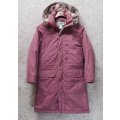 80's【USA製】【ビンテージ】【L.L.Bean】LLビーン【ウール裏地】【ピンク】【マウンテンパーカー】レディース古着【サイズW-S】 
