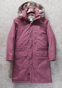 80's【USA製】【ビンテージ】【L.L.Bean】LLビーン【ウール裏地】【ピンク】【マウンテンパーカー】レディース古着【サイズW-S】 