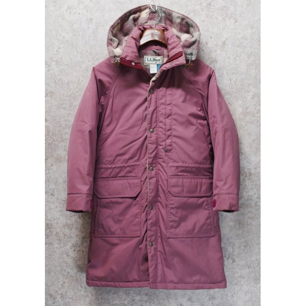 画像1: 80's【USA製】【ビンテージ】【L.L.Bean】LLビーン【ウール裏地】【ピンク】【マウンテンパーカー】レディース古着【サイズW-S】 