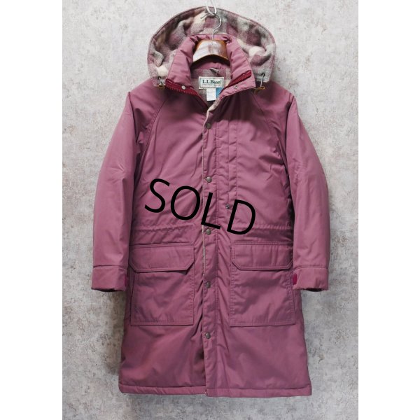 画像1: 80's【USA製】【ビンテージ】【L.L.Bean】LLビーン【ウール裏地】【ピンク】【マウンテンパーカー】レディース古着【サイズW-S】 