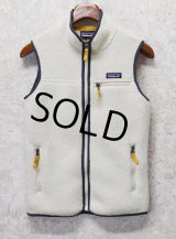 【パタゴニア】【patagonia】レトロＸベスト【レトロパイルベスト】【アイボリー】【フリースベスト】【サイズXS】 