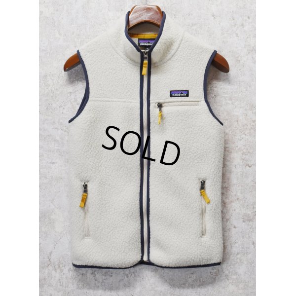 画像1: 【パタゴニア】【patagonia】レトロＸベスト【レトロパイルベスト】【アイボリー】【フリースベスト】【サイズXS】 