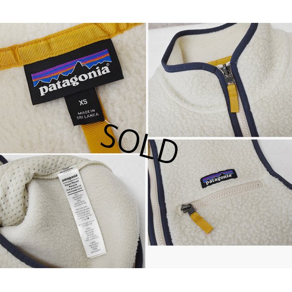 画像2: 【パタゴニア】【patagonia】レトロＸベスト【レトロパイルベスト】【アイボリー】【フリースベスト】【サイズXS】 