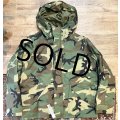 デッドストック 90s 【ビンテージ】【米軍実物】【U.S.ARMY】【ECWCS】エクワックス 【ウッドランド】【ゴアテックスパーカー】【L-SHORT】 