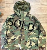 デッドストック 90s 【ビンテージ】【米軍実物】【U.S.ARMY】【ECWCS】エクワックス 【ウッドランド】【ゴアテックスパーカー】【L-SHORT】 