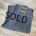 ビンテージ【USA製】【Lee】リー【チャコールグレー】ストレート【コーデュロイパンツ】【32ｘ30】 