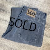ビンテージ【USA製】【Lee】リー【チャコールグレー】ストレート【コーデュロイパンツ】【32ｘ30】 