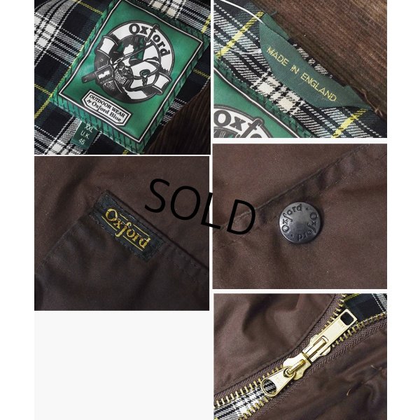 画像2: 程度良好【イングランド製】【OXFORD】【ブラウン】【オイルドジャケット】【フード付きジャケット 】【サイズXXL】