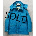 70's∼【USA製】【ビンテージ】【ウールリッチ】【Woolrich】【サックスブルー】【フード付き】【中綿入り】【マウンテンパーカー】【サイズW-XL】 