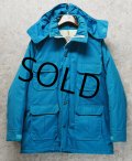 70's∼【USA製】【ビンテージ】【ウールリッチ】【Woolrich】【サックスブルー】【フード付き】【中綿入り】【マウンテンパーカー】【サイズW-XL】 