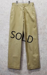60's【ビンテージ】U.S.ARMY【米軍実物】【チノパンツ】31×33 
