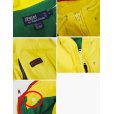 画像2: 【ビンテージ】【ラルフローレン】【POLO ralph lauren】【黄色×紺×裏地緑】【マウンテンパーカー】【サイズＬ】<br> (2)