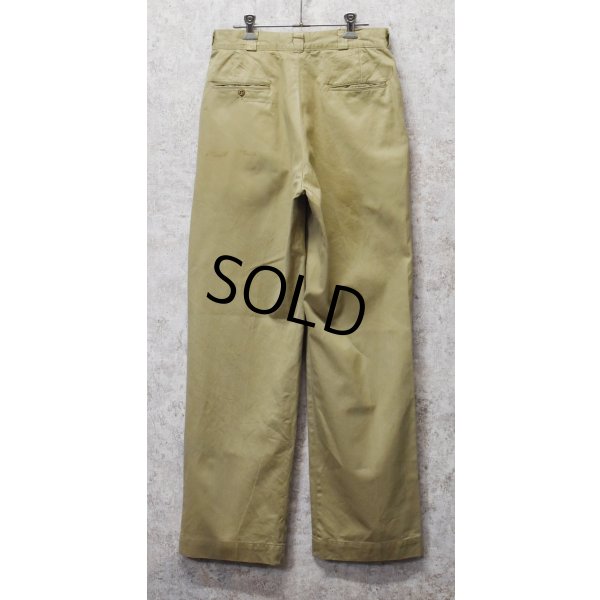 画像4: 60's【ビンテージ】U.S.ARMY【米軍実物】【チノパンツ】31×33 