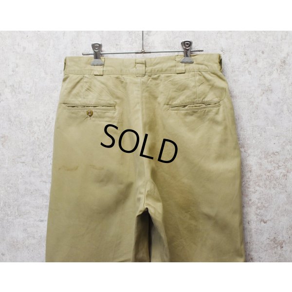 画像3: 60's【ビンテージ】U.S.ARMY【米軍実物】【チノパンツ】31×33 