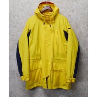 【ビンテージ】【ラルフローレン】【POLO ralph lauren】【黄色×紺×裏地緑】【マウンテンパーカー】【サイズＬ】 