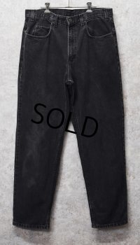 【ビンテージ】【オールドギャップ】【GAP】【黒】【ブラックデニム】【W37程度】 