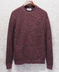 【ビンテージ】【OLD NAVY】【オールドネイビー】【薄あずき色】【ロールネック】【コットンセーター】【サイズM】 