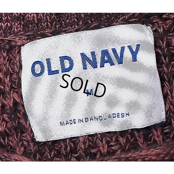 画像2: 【ビンテージ】【OLD NAVY】【オールドネイビー】【薄あずき色】【ロールネック】【コットンセーター】【サイズM】 