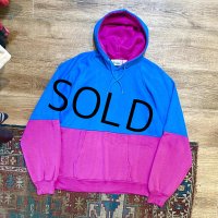 80’ｓ【ビンテージ】マクレガー【McGREGOR】ターコイズｘピンク【切り返し】【アクリルパーカー】【サイズＭ】 