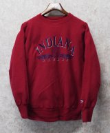 90's【USA製】ビンテージ【チャンピオン】【Champion】【リバースウィーブ】【Indiana Alumni】【カレッジスウェット】【エンジ】【サイズL】 