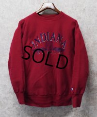 90's【USA製】ビンテージ【チャンピオン】【Champion】【リバースウィーブ】【Indiana Alumni】【カレッジスウェット】【エンジ】【サイズL】 