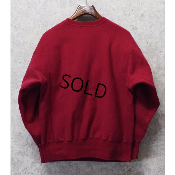 画像3: 90's【USA製】ビンテージ【チャンピオン】【Champion】【リバースウィーブ】【Indiana Alumni】【カレッジスウェット】【エンジ】【サイズL】 