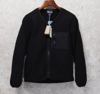 新品未使用【パタゴニア】patagonia【黒】【シンチラカーディガン】【フリースカーディガン】フリース【サイズXXS】 