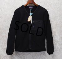 新品未使用【パタゴニア】patagonia【黒】【シンチラカーディガン】【フリースカーディガン】フリース【サイズXXS】 