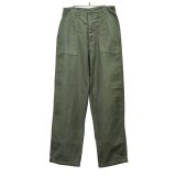 80’ｓ【ビンテージ】U.S.ARMY【米軍実物】OG107【ベイカーパンツ】【32×33】