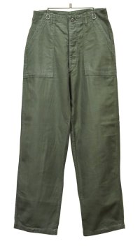 80’ｓ【ビンテージ】U.S.ARMY【米軍実物】OG107【ベイカーパンツ】【32×33】