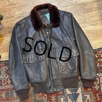60's【米軍実物】【ビンテージ】【U.S.NAVY】STAR SPORTSWEAR製【G-1】【フライトジャケット】【US38】 