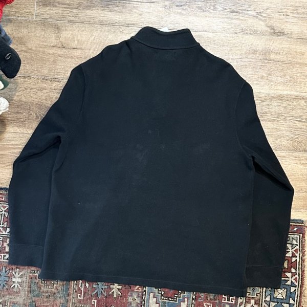 画像3: 【ラルフローレン】POLO RALPH LAUREN【黒】【無地】【ハーフジップ】【コットンセーター】【サイズXL】  