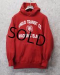 90’s　【USA製】【ビンテージ】【Champion】【チャンピオン】【リバースウィーブ】【赤】【ARNOLD TRANSIT~】【パーカー】【サイズXL】 
