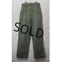 50's【ビンテージ】米軍実物【USMC】【P53】【HBTパンツ】トラウザーズ【W30】  