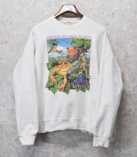 【USA製】【ビンテージ】【フルーツオブザルーム】【カエル】【生成り】【スウェット】【サイズXL】 