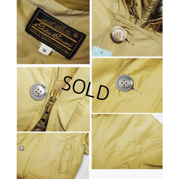 画像2: 80s~【USA製】【ビンテージ】【Eddie Bauer】【エディーバウアー】【ベージュ】スペリオールパーカー【ダウンジャケット】【サイズM】 