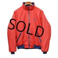 USA製【パタゴニア】patagonia ナイロン【シェルドシンチラジャケット 】【赤×青】【裏フリースブルゾン】【サイズL】 