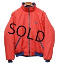 USA製【パタゴニア】patagonia ナイロン【シェルドシンチラジャケット 】【赤×青】【裏フリースブルゾン】【サイズL】 