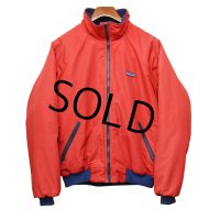 USA製【パタゴニア】patagonia ナイロン【シェルドシンチラジャケット 】【赤×青】【裏フリースブルゾン】【サイズL】 