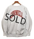 90's【USA製】【Champion】【チャンピオン】【リバースウィーブ】コーネル大学【CORNELL】カレッジパーカー【グレー】【スウェット】【サイズXL】