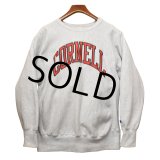 90's【USA製】【Champion】【チャンピオン】【リバースウィーブ】コーネル大学【CORNELL】カレッジパーカー【グレー】【スウェット】【サイズXL】