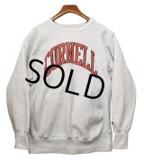 90's【USA製】【Champion】【チャンピオン】【リバースウィーブ】コーネル大学【CORNELL】カレッジパーカー【グレー】【スウェット】【サイズXL】