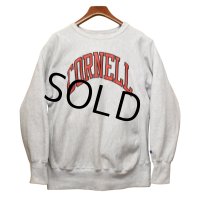 90's【USA製】【Champion】【チャンピオン】【リバースウィーブ】コーネル大学【CORNELL】カレッジパーカー【グレー】【スウェット】【サイズXL】