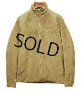 ビンテージ【米軍実物】U.S.ARMY【ECWCS】GEN3【Polartec】【コヨーテ】タンカラー【ポーラテック】【フリースジャケット】【S-long】 