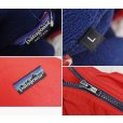 画像2: USA製【パタゴニア】patagonia ナイロン【シェルドシンチラジャケット 】【赤×青】【裏フリースブルゾン】【サイズL】<br> (2)