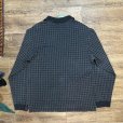 画像3: ビンテージ【Eddie Bauer】【エディーバウアー】【白タグ】【黒ｘグレー】【チェック】【長袖ポロシャツ】【サイズS】<br> (3)