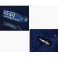 画像2: 【ラルフローレン】【POLO RALPH LAUREN】【紺】コットンリネン【ショールカラーセーター】【サイズM】<br> (2)