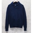 画像1: 【ラルフローレン】【POLO RALPH LAUREN】【紺】コットンリネン【ショールカラーセーター】【サイズM】<br> (1)