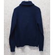 画像3: 【ラルフローレン】【POLO RALPH LAUREN】【紺】コットンリネン【ショールカラーセーター】【サイズM】<br> (3)
